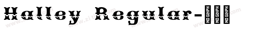 Halley Regular字体转换